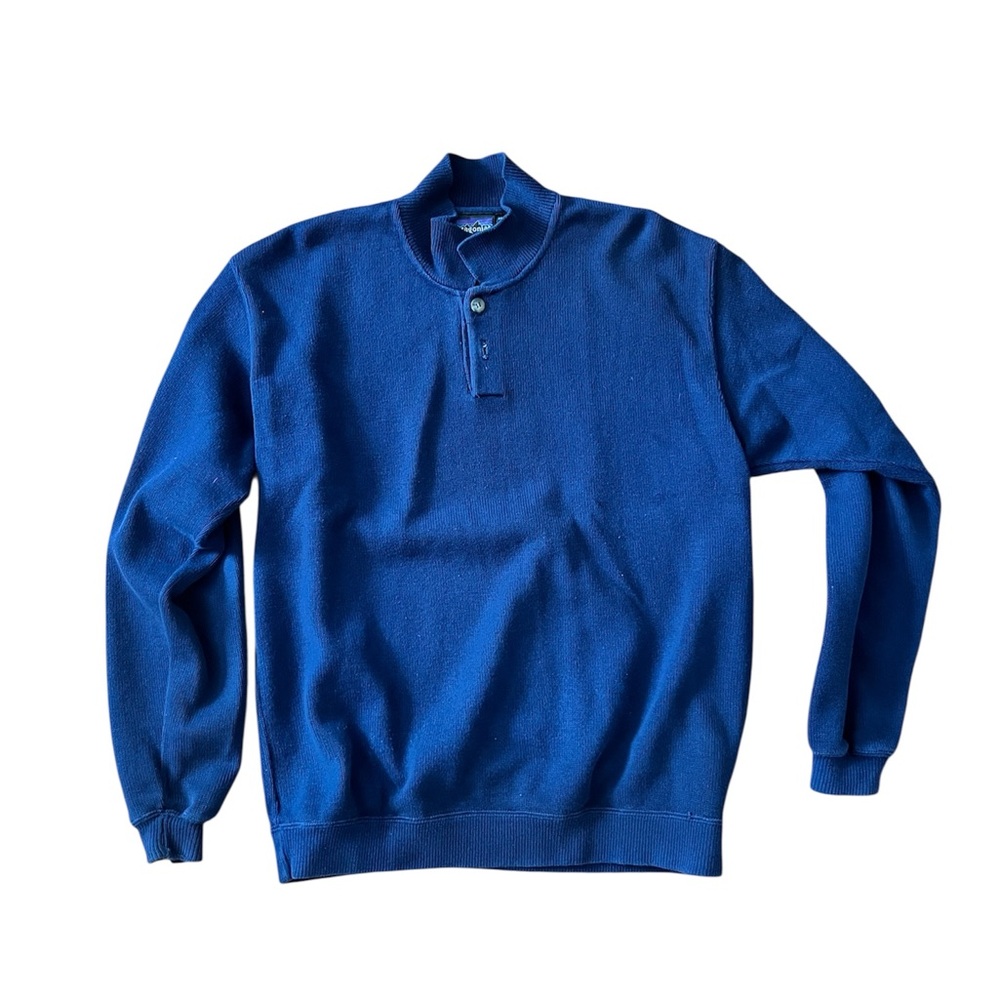 Patagonia Navy Blue 100% Cotton Men’s Sweater